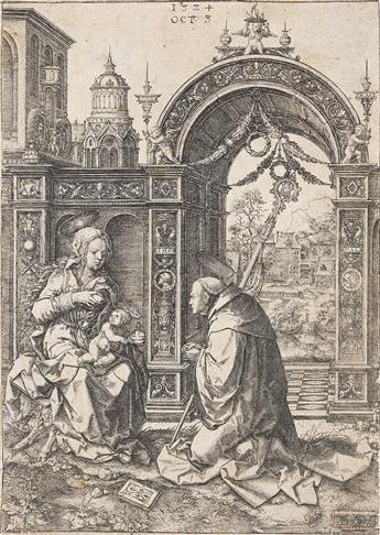 DIRK VELLERT St. Bernard Adoring the Christ Child.                                                                                               